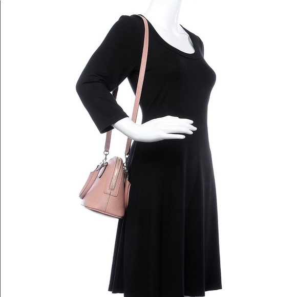 GUCCI 449661 Dollar Calfskin Small GG Charm Dome Bag Soft Pink - Picture 2 of 12